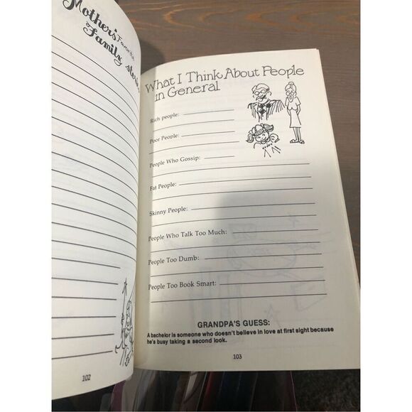 Grandpa Was Quite a Boy Fill in Journal You Have to read these! New - Picture 8 of 8